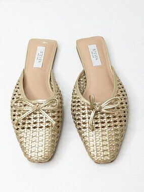 Steven New York Celeste Mules, Gold, Women's 7